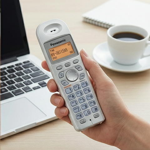 Panasonic KX-TG3611SXS Cordless Landline Phone (Silver)