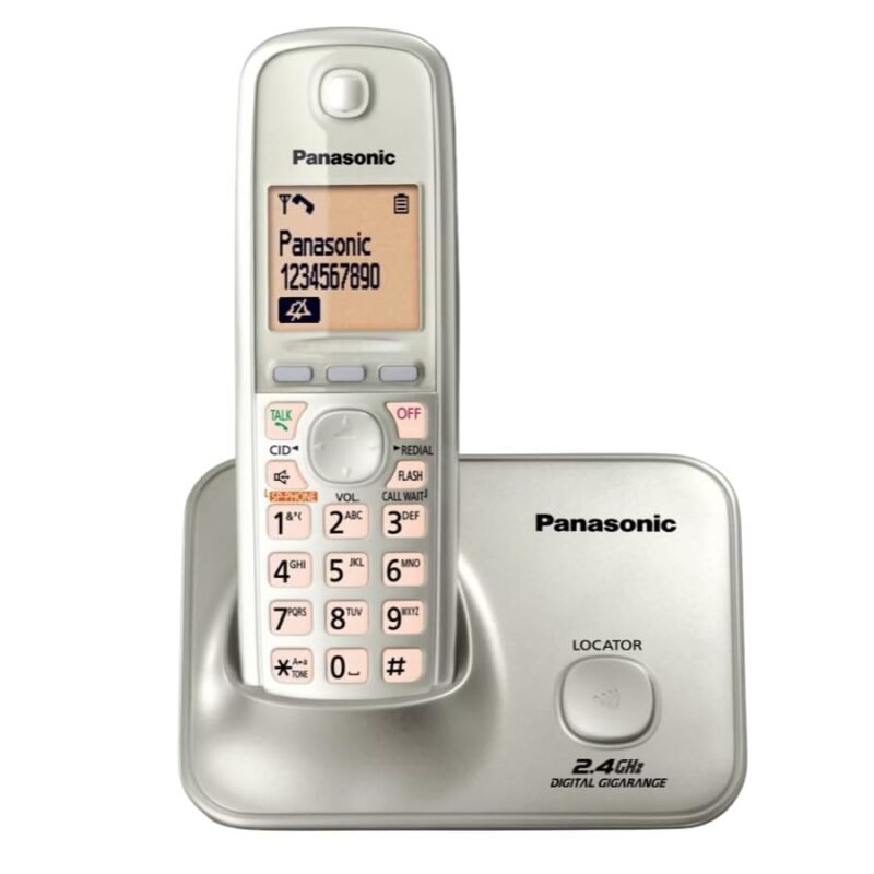 Panasonic KX-TG3711SXN Cordless Landline Phone (Silver)