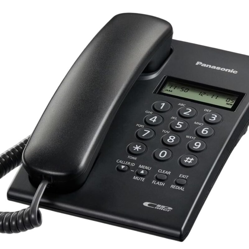 Panasonic KX-TS500MXBD Corded Landline Phone (Black)