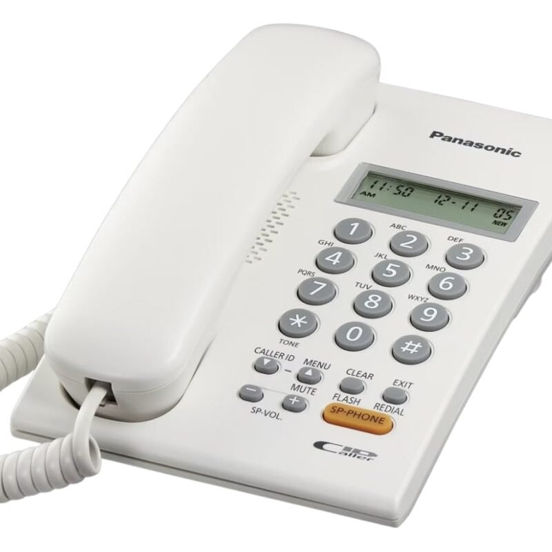 Panasonic KX-TSC60SXW Corded Landline Phone (White)