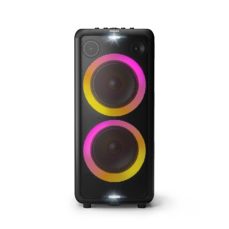 Philips TAX5206 High Power Party Speaker, 160W with Dual 8” Woofers