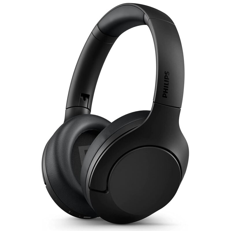 Philips TAH8506 Premium Wireless ANC Headphones, 60H Playtime, Hi-Res Audio
