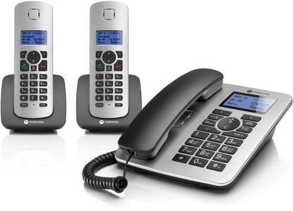 Motorola C4202 Cordless Phone with 2 Handsets & Caller ID