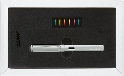 Lamy Safari multicolor all-white – Fountain Pen Set